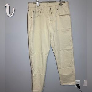 Vintage Replay White Denim Jeans Made in Italy Trousers 901 Waist 36” READ